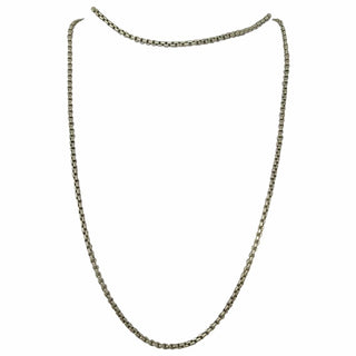 David Yurman Sterling Silver Chain Link Long Necklace