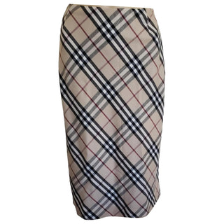 Burberry Brown Multicolor Nova Check Plaid Skirt 4 US