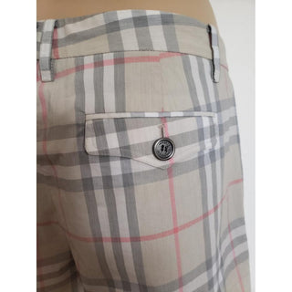Burberry Brown Multicolor Nova Check Plaid Shorts 8 US