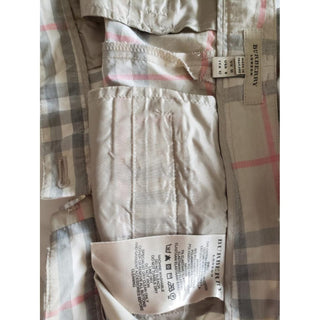 Burberry Brown Multicolor Nova Check Plaid Shorts 8 US