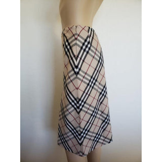 Burberry Brown Multicolor Nova Check Plaid Skirt 2 US