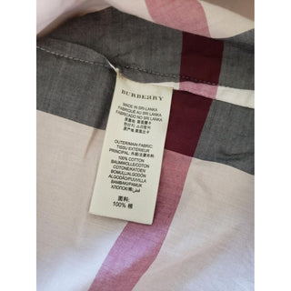 Burberry Brown Beige Multicolor Exploded Check Print Shirt XS