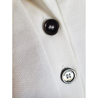 Burberry White Nova Check Trim Longsleeve top M sz N w/tags