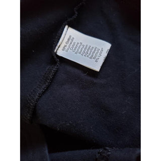 Burberry Black Nova Check Trim Off-shoulder Top S sz