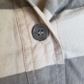 Burberry Brown House Check Print Multicolor Cotton Shirt XS sz