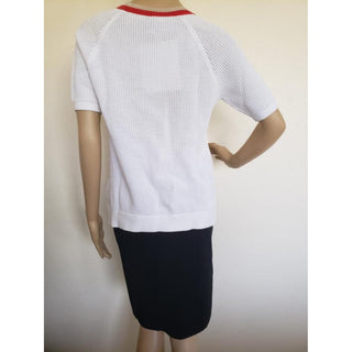 Fendi White Shorts leave Logo Printed top 38 IT S sz