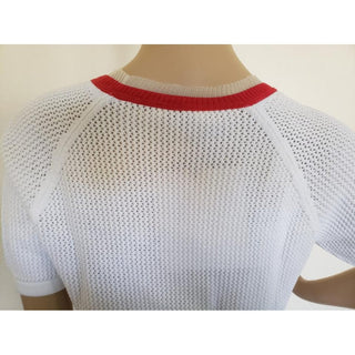 Fendi White Shorts leave Logo Printed top 38 IT S sz