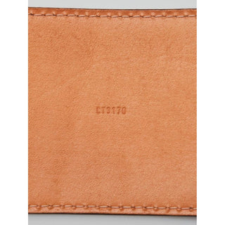 Louis Vuitton goldtone LV buckle wide belt 75 cm