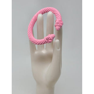 David Yurman mate pink Aluminum wide Renaissance cable cuff