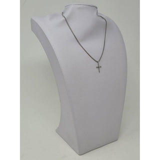 David Yurman Sterling Silver Diamond Classic Cross Necklace