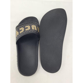 Gucci Double G black rubber pool sandals, 37 EU