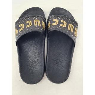Gucci Double G black rubber pool sandals, 37 EU