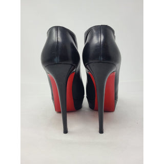 Christian Louboutin black leather Miss Fast Plato 140 mm pumps 40.5 EU