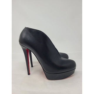 Christian Louboutin black leather Miss Fast Plato 140 mm pumps 40.5 EU