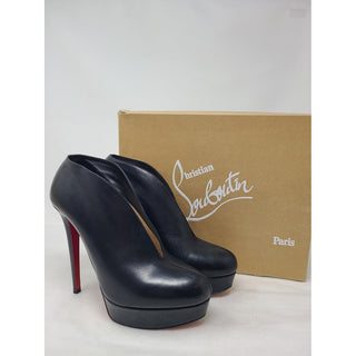 Christian Louboutin black leather Miss Fast Plato 140 mm pumps 40.5 EU