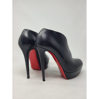 Christian Louboutin black leather Miss Fast Plato 140 mm pumps 40.5 EU