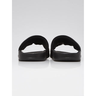 Gucci Double G logo black rubber sandals 38 sz