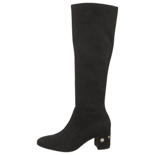 Stuart Weitzman black suede tall boots 9.5 US