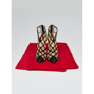 Christian Louboutin Black Suede Araknene Ankle booties 36 EU