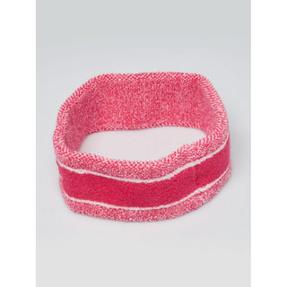 Christian Dior Pink White Monogram Printed Elastic Headband S sz