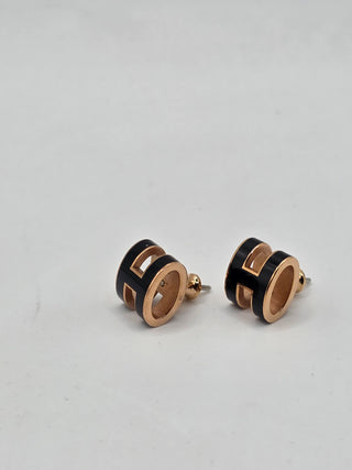 Hermès Gold-tone Pop H Stud Earrings
