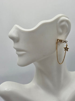 Christian Dior Gold-tone Dio(r)evolution Drop Earrings