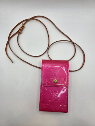 Louis Vuitton Pink LV Monogram Vernis Greene Phone Case
