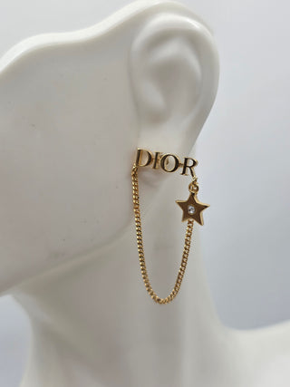 Christian Dior Gold-tone Dio(r)evolution Drop Earrings