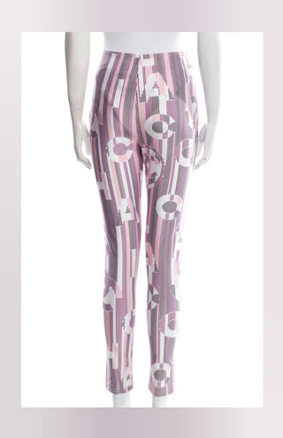 Chanel Multicolor CC Logo 2023 Skinny Leg Pants w/ Tags US6