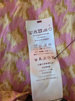 Louis Vuitton Beige Multicolor LV Monogram summer dress 4 sz