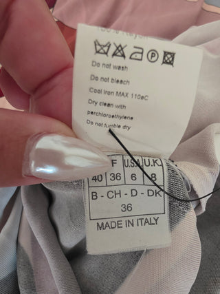 Emilio Pucci Brown Res Printed Midi Length Dress 40 sz