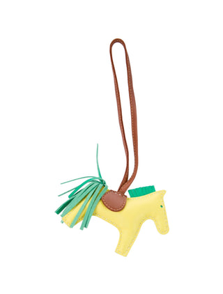 Hermès Yellow Milo GriGri Rodeo PM Bag Charm