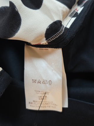 Louis Vuitton Black multicolor 2017 Polka Dot LV Print T-Shirt XS sz