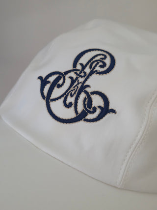 Hermes White Blanc Naturel Cotton Davis Emile Cap 58 sz