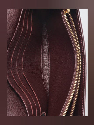 Louis Vuitton Red Sepia LV Monogram Idylle Canvas Sarah Wallet