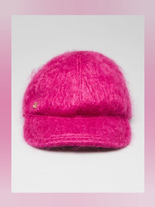 Gucci Purple Mohair GG Baseball Hat L sz