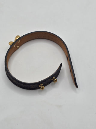 Louis Vuitton Brown LV Monogram Essential V Bracelet