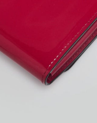 Louis Vuitton Rose Indian Vernis Louise LV Buckle Wallet