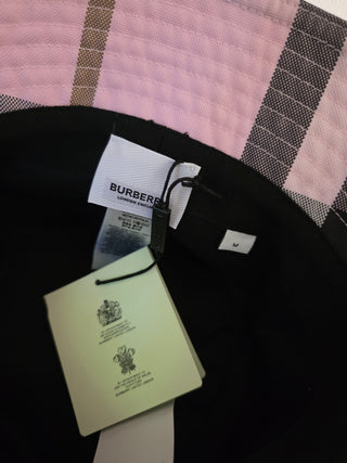 Burberry Pink multicolor Plaid print bucket hat