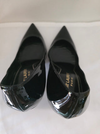 Saint Laurent Black Patent Leather Opyum YSL Pumps 39.5 sz