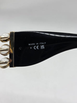 Chanel Black Butterfly Sunglasses Interlocking CC Logo Sunglasses