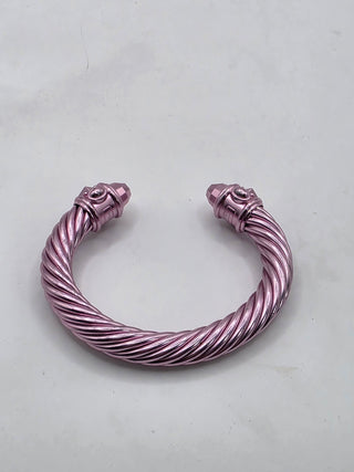 David Yurman Metallic Pink Renaissance Cuff Bracelet