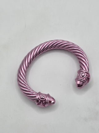 David Yurman Metallic Pink Renaissance Cuff Bracelet