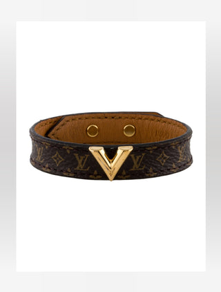 Louis Vuitton Brown LV Monogram Essential V Bracelet