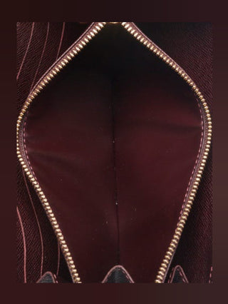 Louis Vuitton Red Sepia LV Monogram Idylle Canvas Sarah Wallet