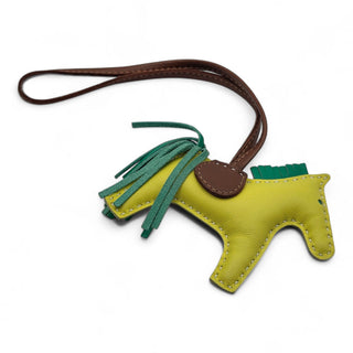 Hermès Yellow Milo GriGri Rodeo PM Bag Charm