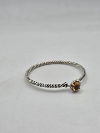 David Yurman Sterling Silver Citrine Petite Chatelaine Bracelet