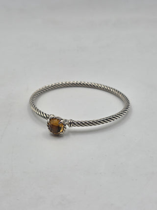 David Yurman Sterling Silver Citrine Petite Chatelaine Bracelet