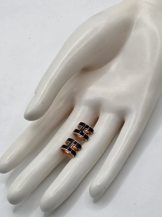 Hermès Gold-tone Pop H Stud Earrings