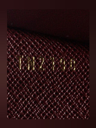 Louis Vuitton Red Sepia LV Monogram Idylle Canvas Sarah Wallet